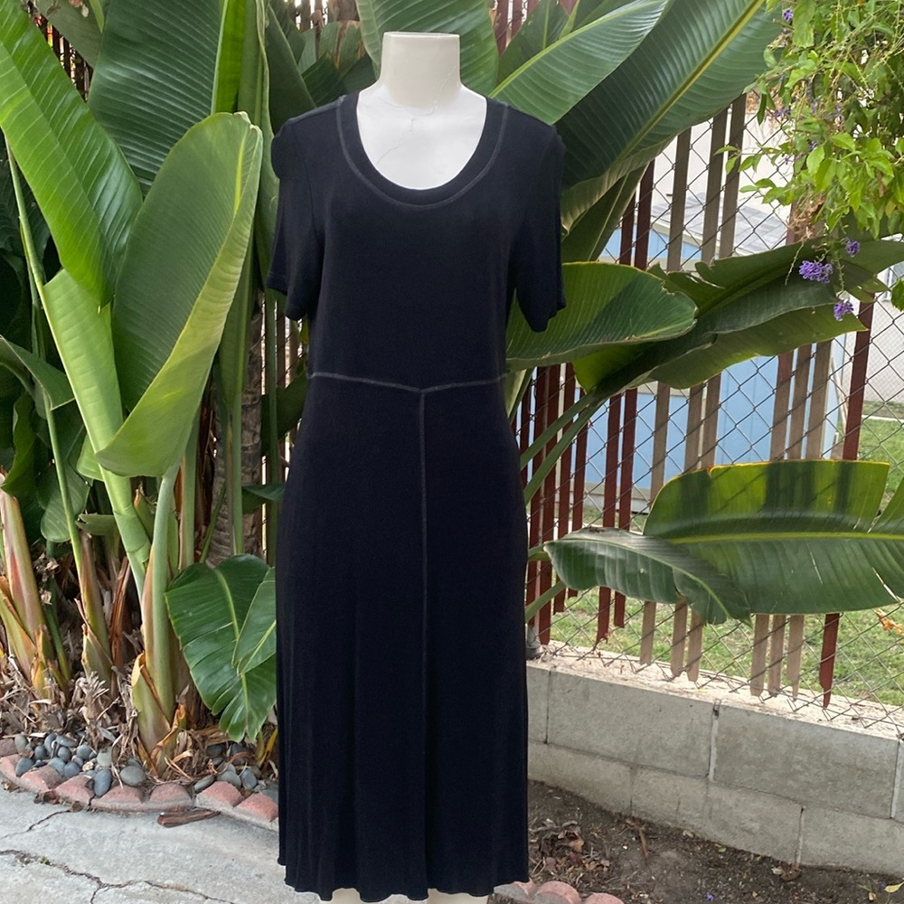 TRAVEL SMITH BLACK DRESS